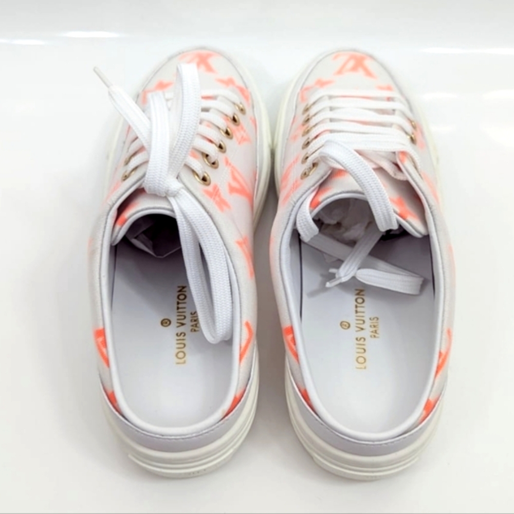 ✨️Authentic Louis Vuitton Stellar Open Back Sneaker Technical Fabric - Picture 12 of 15